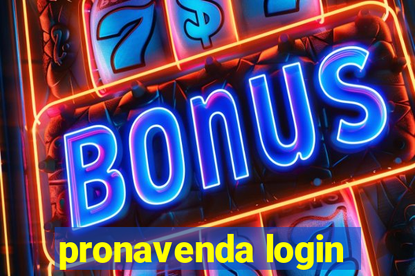 pronavenda login